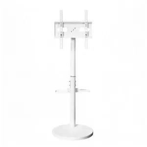 [셀러에이드]마운트피아 모니터브라켓 TV 스탠드 이동형 MS-60 (32-65in) (화이트)