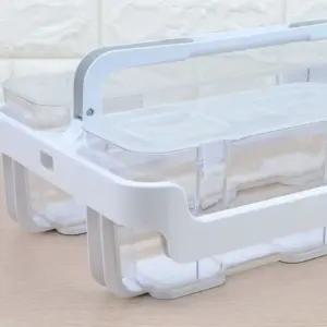 멀티 수납 정리용 컨테이너 박스 투명한 사무실 데스크 관리 실용적인 필수템