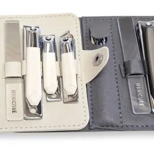 네일 케어 전용 가죽 파우치 손톱깎이 9종 키트 휴대용 미용 세트 가성비 좋은 선택