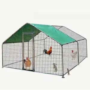 모듈형 야외 닭 사육장 케이지 울타리 철제