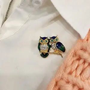 [NS홈쇼핑]행운 큐빅 부엉이 브로치 액세서리 코사지 패션 포인트 실용적인 가성비 필수템..[35777317]