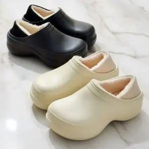 CCS7ED0여성용 경량 키높이 털내장 슬리퍼