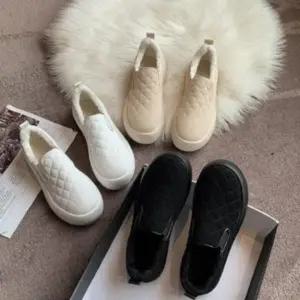 CCS7ED1여성 겨울 퀼팅 안감 슬립온 편안한 신발