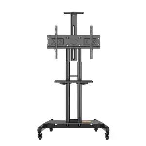 [오너클랜]마운트피아 모니터브라켓 TV 스탠드 이동형 MS-150 (32-75in) 이동식