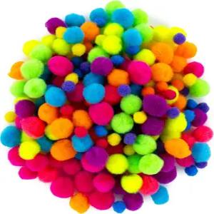 공예품을 위한 사촌 DIY 폼 300개 - 디자인 및 크리에이티브 프로젝트를 다양한 크기의 색상의 공예 볼