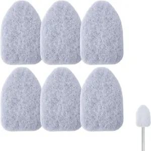 스카치 브라이트 욕조 및 타일 스크러버와 호환되는 6팩 스크러버 리필 교체용 패드 긁힘 방지 재사용