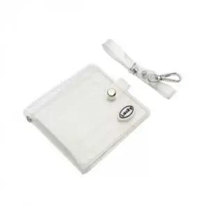 투명 PVC 반지갑 카드지갑 동전지갑 지퍼형 미니 지갑 9000원 수납