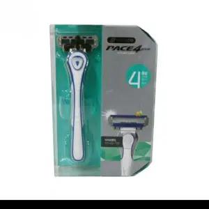 눈썹 정리기 얼굴 제모기 페이스 면도기 4개입