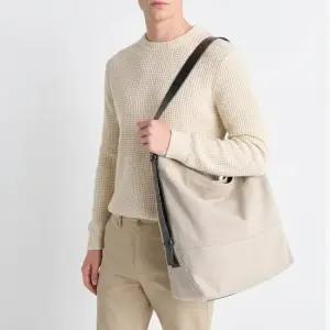 MUST IT_26SS 벨티드 토트 캔버스 백 다크 린넨 BG0153 LF1400 BG045