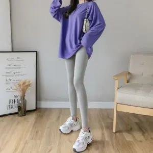 [셀러에이드]여성 모달 쿨링 레깅스 9부 아이스 냉감 운동복 바지