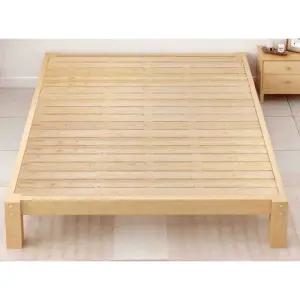 평상형 침대프레임 나무 원목발 깔판 저상형 받침대