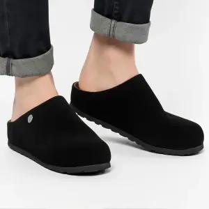 데일리 스웨이드 클로그 뮬 슬리퍼 샌들