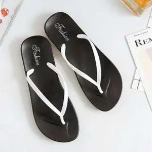 여성 여름 조리 슬리퍼 스트랩 샌들 여행용 가벼운 비치 플립플랍