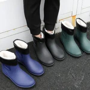 [에이치플러스몰]남성 방한 털부츠 겨울 신발 보온 털신 털운동화 TAIN13 280mm