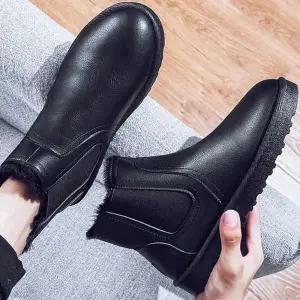 남성 겨울 방한 부츠 털안감 따뜻한 발목 방한화 ZG3003N