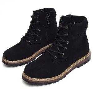 남성 하이탑 부츠 워커 슈즈 데일리 운동화 가죽 캐주얼 신발