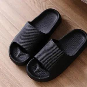 쿠션 슬라이드 슬리퍼 남녀공용 데일리 실내화 아쿠아슈즈