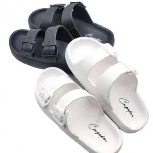 [에이치플러스몰]심플 스트랩 샌들 남녀공용 EVA 발편한 버클 슬리퍼 250 260 270 280