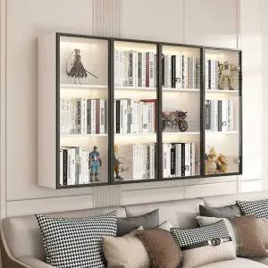 거실 벽걸이책장 디스플레이 수납장 수납 거실장 캐비닛 책꽂이 선반