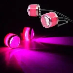 싸이키 LED 램프 자동차 튜닝 포인트 조명 핑크 2개