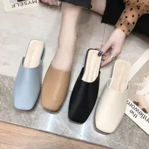 여성 봄여름가을 슬림 뮬슬리퍼 단화 블로퍼 뮬 3컬러 DpZ6+3SFf