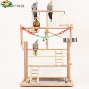 앵무새 놀이터 장난감 새장 횃대 플랫폼 새용품