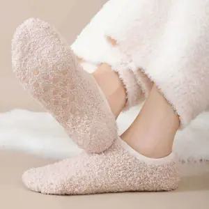 양말 수면양말 여자 겨울 덧신 논슬립 여성 수면 따뜻한 발열 덧버선 보온 포근고