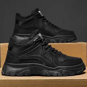 [RIZPICK]남성 앵클부츠 겨울 털안감 워커 운동화 데일리 방한화 털슈즈