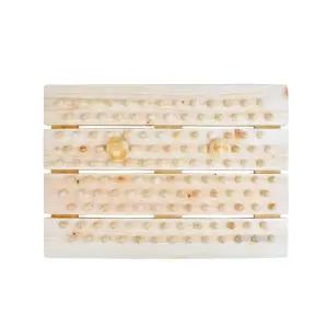 순수 편백나무 구슬발지압판 대형지압기 발지압 구슬