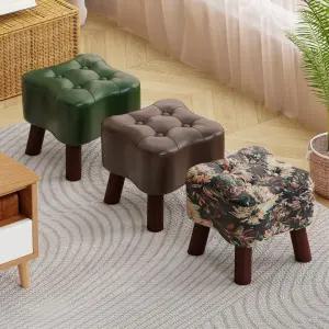 원목 소형 스툴 거실 용 낮은 의자 현관 티테이블