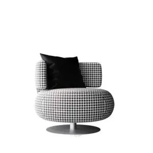 싱글 마카롱쇼파 회전 소파 안락의자 디자인 패브릭 카페