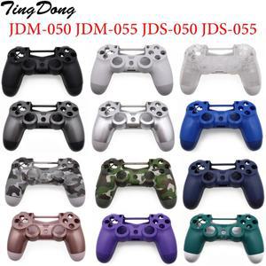 [호환품]PS4 5.0 컨트롤러 교체 부품 조이스틱 JDS-050 JDS 055 JDM 050 용 고 DIY 전체 쉘 케이스 하우징