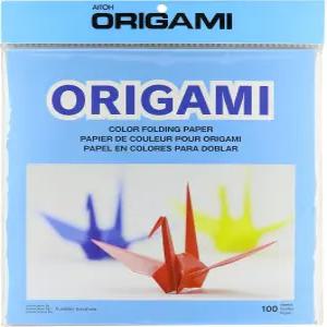 토 종이접기 9.75 X9.75 100/Pkg 다양한 색상