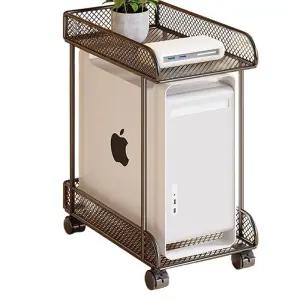 컴퓨터 본체 거치대 정리 데스크탑 받침대 이동식 정리대 pc받침대 홀더 블랙 받침 다이