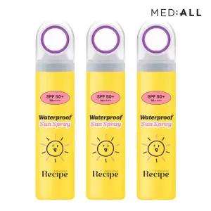 레시피 워터프루프 선 스프레이 SPF50+ 80ml 3개