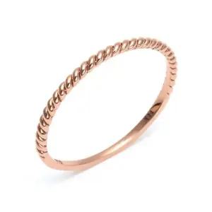 [비앤비골드] 14K 1.5mm 트위스트 하프밴드 레이어드반지 NPR26875