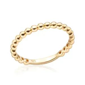 [비앤비골드] 14K 1.6mm 볼 체인 레이어드 반지 ROS1483