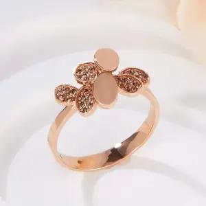 [비앤비골드] 14K 꼬냑 물방울 가든 플라워 반지 SRS42288