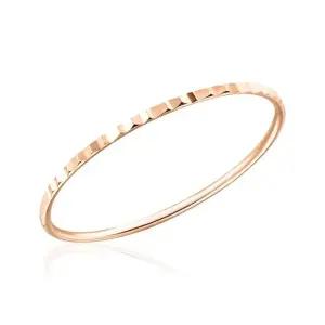 [비앤비골드] 14K 심플 볼륨 삼각 컷팅 텐션링 반지 NPR21669