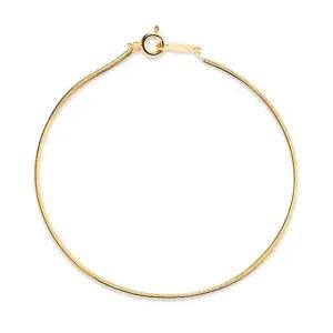 [비앤비골드] 14K 글로시 1.2mm 스네이크 뱀줄 체인 팔찌 IRB40645