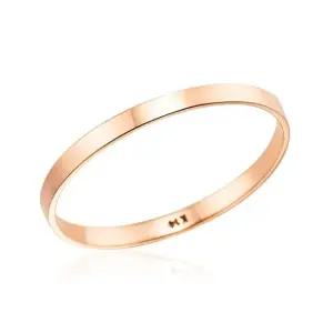 [비앤비골드] 14K 1.6mm 민자 열손가락 레이어드 평반지 NPR32693