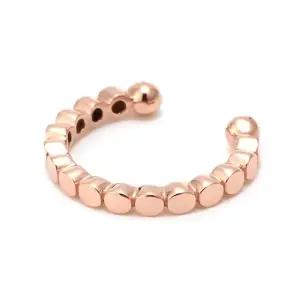 [비앤비골드] 14K 귀걸이 볼볼체인 이어커프 귀걸이 (한쪽) NPE23928