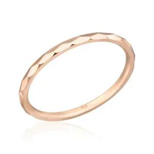 [비앤비골드] 14K 1.3mm 웨이브 컷팅 할로우링 반지NPR24435