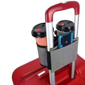 [콩심팥심]캐리어 컵홀더 수납 포켓 휴대폰 병