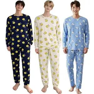 [셀러허브 패션]제니유 남성 편한 긴팔 파자마 잠옷세트 홈웨어 빅사이즈 (47218475)
