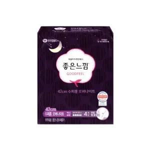 [좋은느낌] 좋은느낌 오리지널 맥시슬림 42cm 수퍼롱 오버나이트 4P