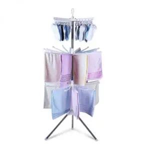 3단 회전 빨래 건조대 수건 건조대