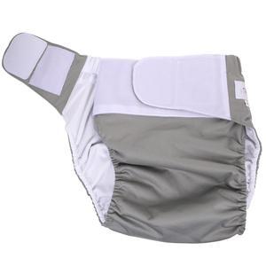 Milisten 브리프 기저귀 커버, 재사용 가능, 세탁 가능한 성인 천 기저귀, 흡수성