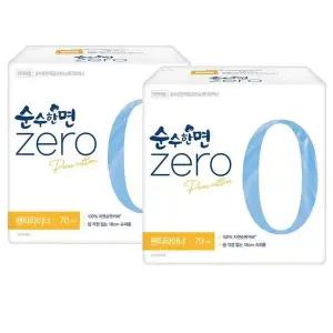 [순수한면] 깨끗한나라 순수한면 제로 Zero 롱라이너 70Px2팩