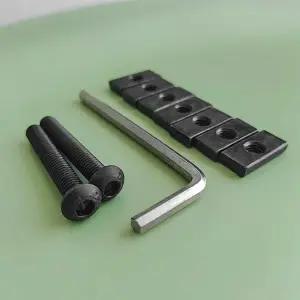 나사 렌치 트립트랩 호환 너트 부품 패드 하이체어용 수리 의자용 나사 렌치 와셔